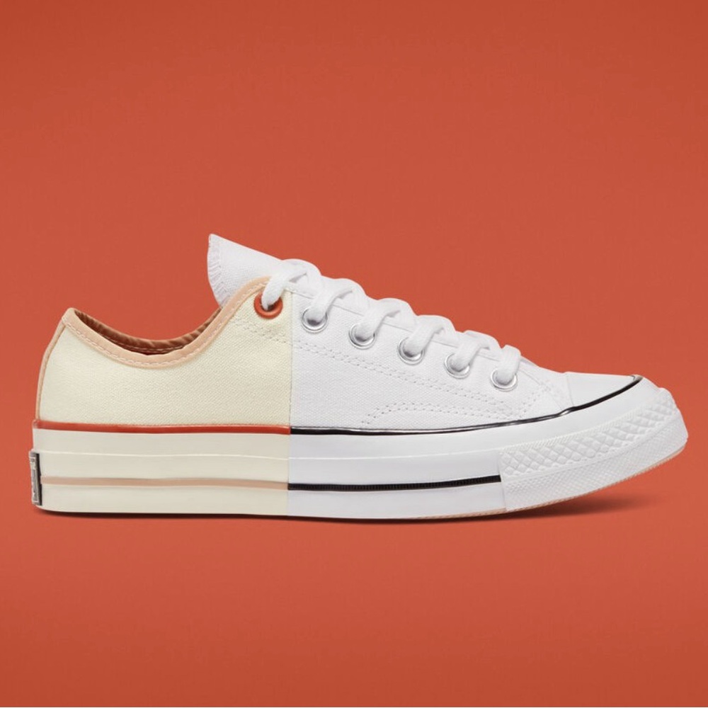 Converse CHUCK 70 OX Low “Sunblocked” White Egret Shimmer